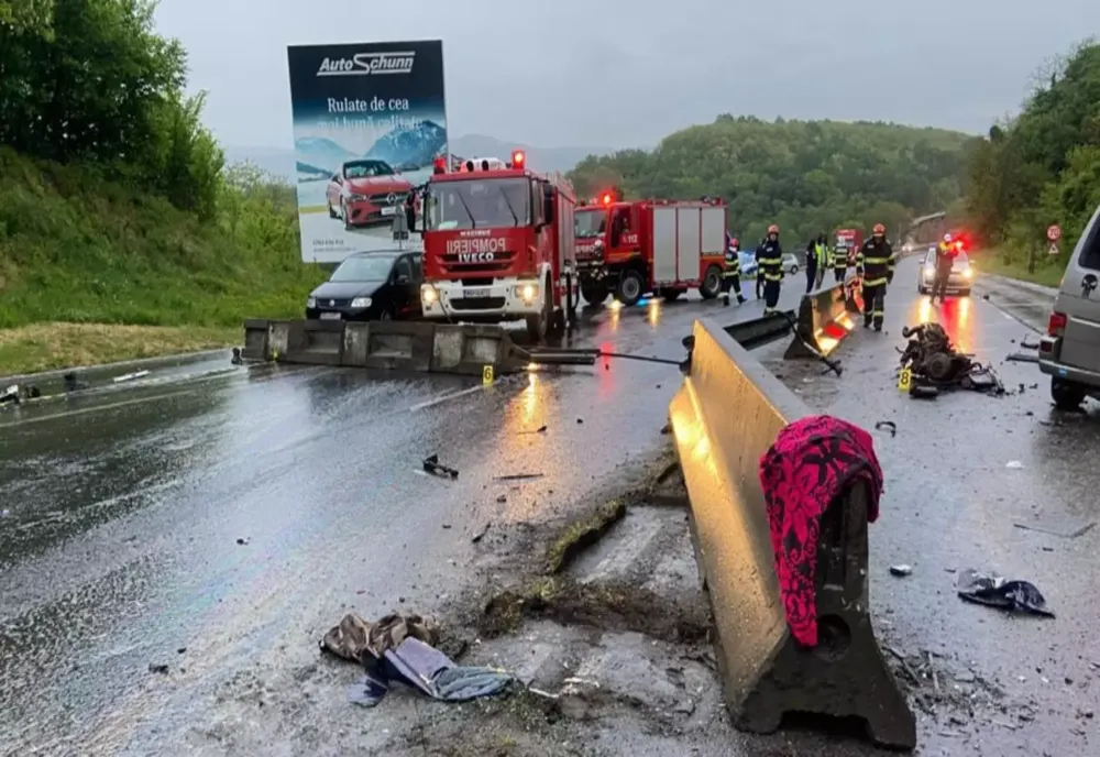 Accident cu 7 victime, la ieșirea din Deva spre Mintia