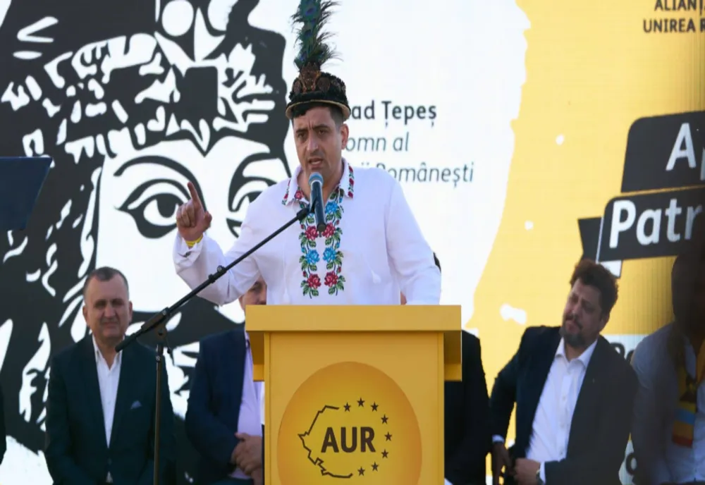 Discursul președintelui AUR, George Simion, în cadrul Caravanei Patrioți în Europa, organizată la Cetatea Ardud