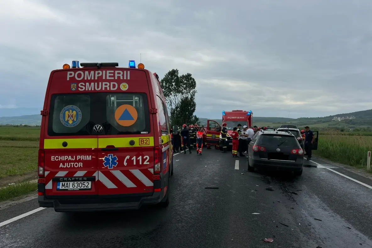 Accident grav pe DN1, la Șercaia: Trafic blocat între Brașov și Făgăraș