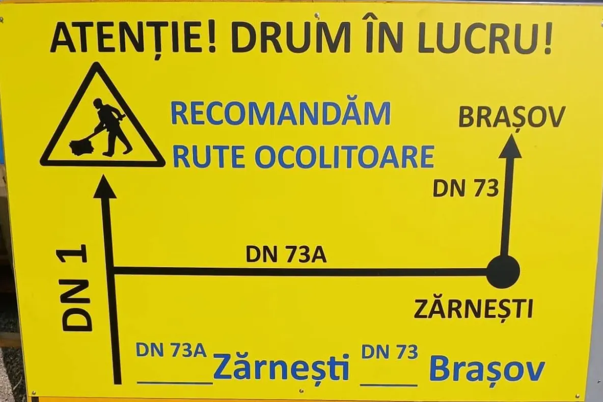 Restricții majore pe DN1, între Brașov și Făgăraș. Cât va dura intervenția și ce trebuie să știe șoferii