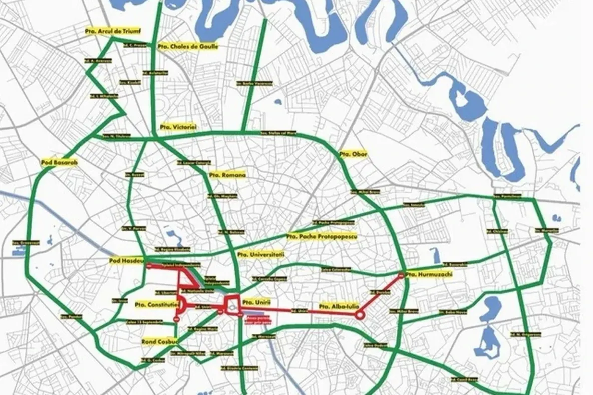 Restricții de trafic în București pentru Maratonul București. Ce străzi sunt închise