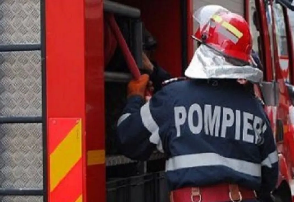 Incendiu de proporții la o hală din Mogoșoaia. Forțe impresionante de intervenție, pompierii au mobilizat 8 autospeciale