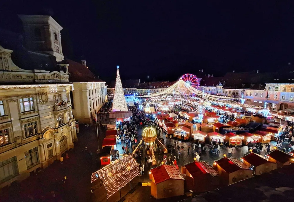 S-a deschis Târgul de Crăciun din Sibiu