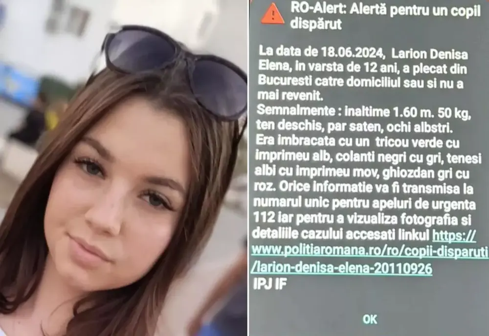 O minoră de 12 ani din Bragadiru, dispărută după ce a plecat de la școală. Poliția cere ajutorul oamenilor ca s-o găsească 