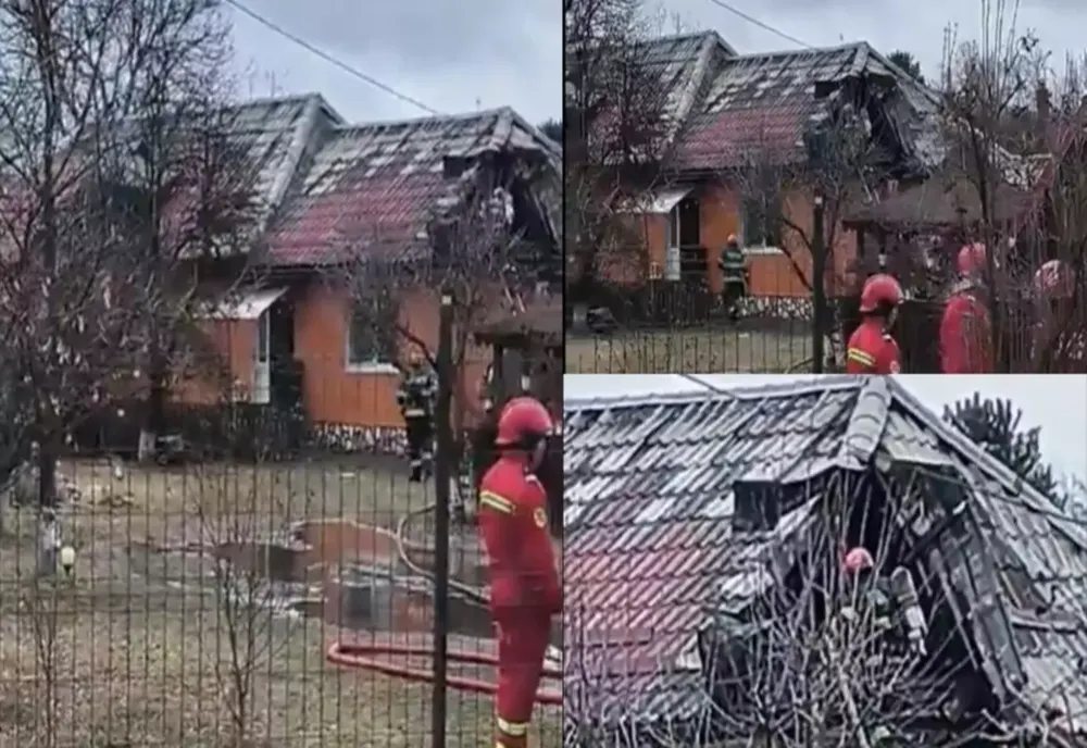CASA UNUI FOST PROCUROR DIICOT, AMENINȚAT CU MOARTEA ȘI PĂZIT DE POLIȚIȘTI, CUPRINSĂ DE FLĂCĂRI