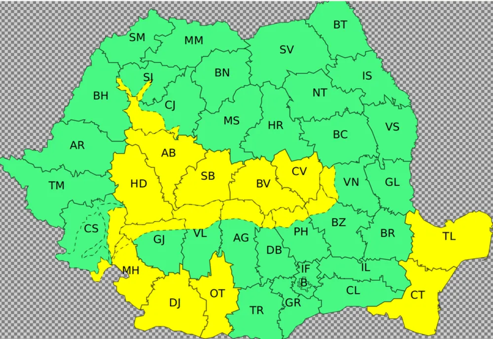 ANM anunță o răcire accentuată a vremii: ploi abundente, vânt puternic și ninsori în următoarele zile