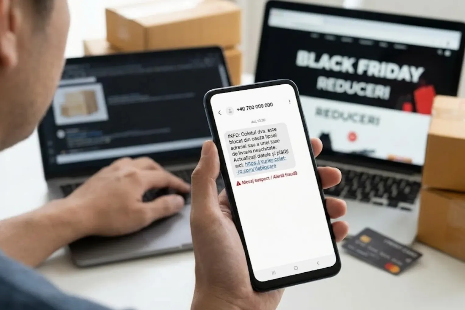 Escrocii se folosesc de Black Friday pentru a păcăli oamenii