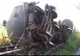 Un tren a deraiat la Arad - Două vagoane s-au răsturnat și au luat foc - Intervenție de urgență a pompierilor
